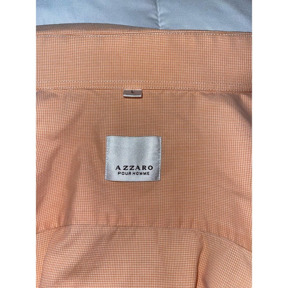 Azzaro Pour Homme Dress Shirt size L - Picture 3 of 4